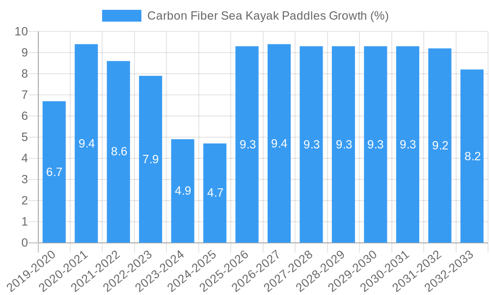 Carbon Fiber Sea Kayak Paddles Growth
