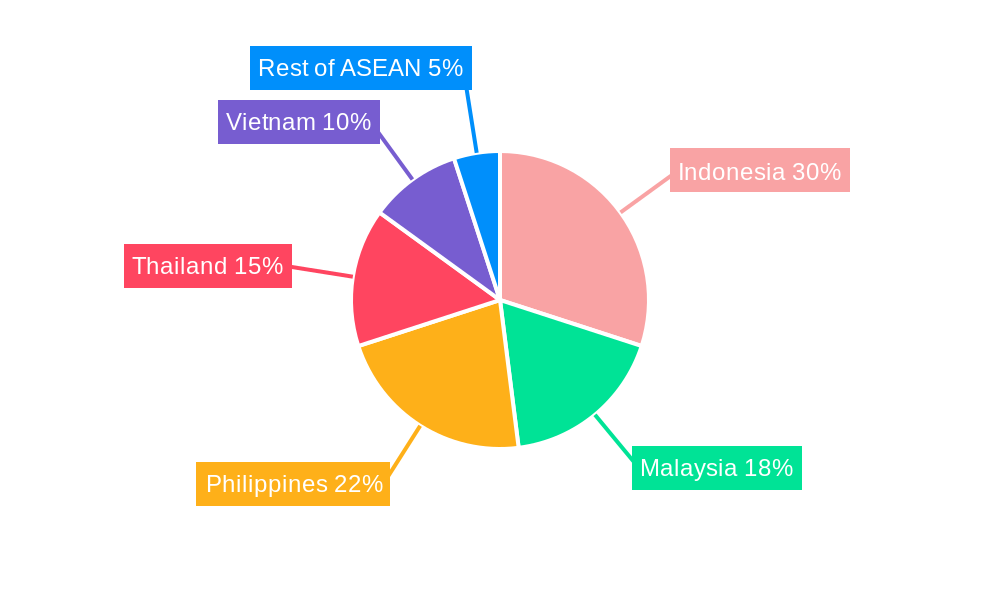 ASEAN Domestic Courier Market Regional Share