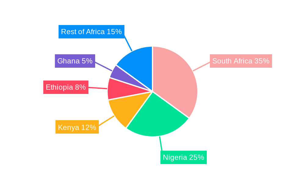 Africa Automotive Market Regional Share