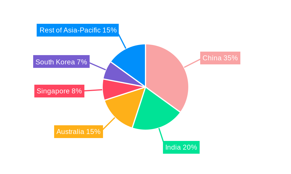 Asia-Pacific Charter Jet Service Industry Regional Share