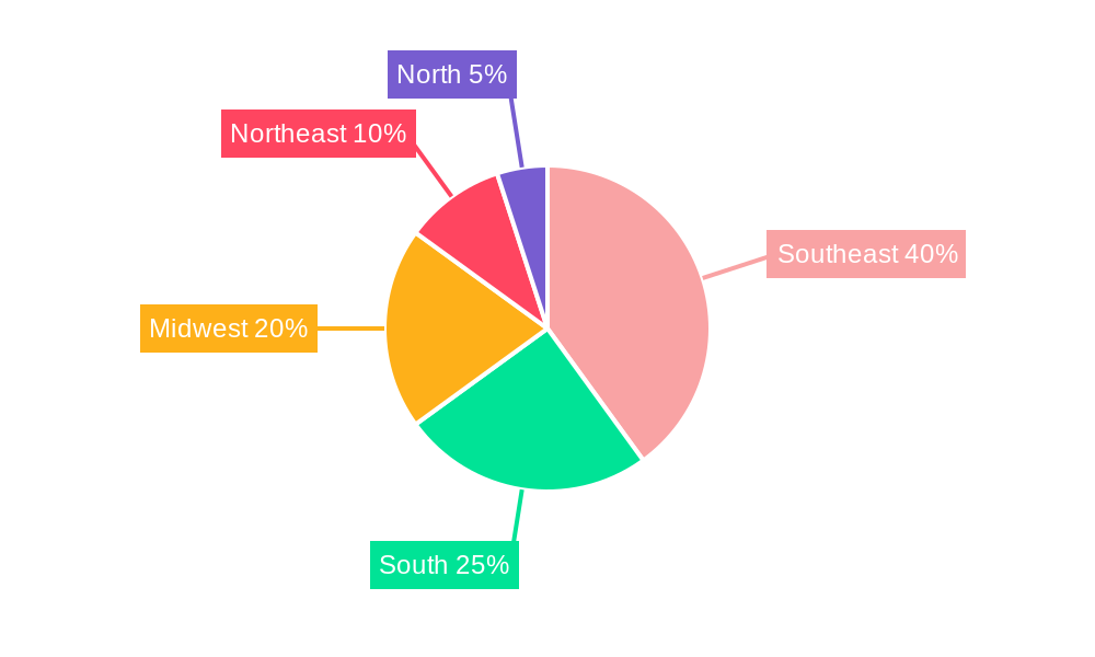 Brazil Food Emulsifier Industry Regional Share