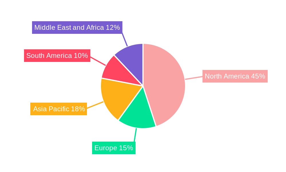Coiled Tubing Services Market Regional Share