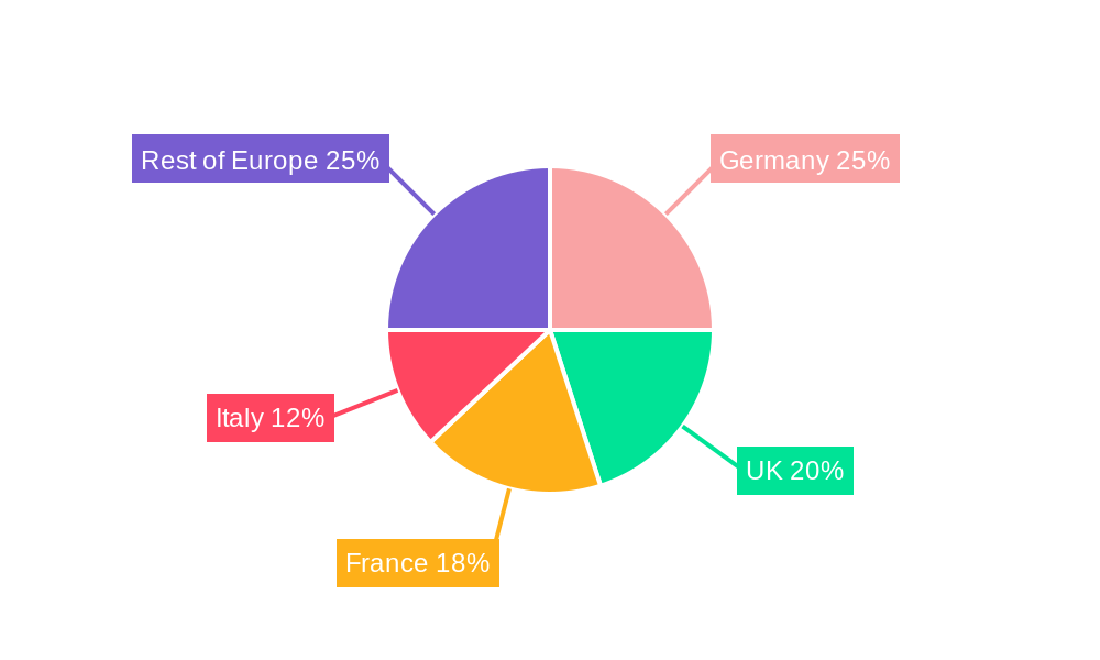 Europe Automotive Infotainment Systems Industry Regional Share
