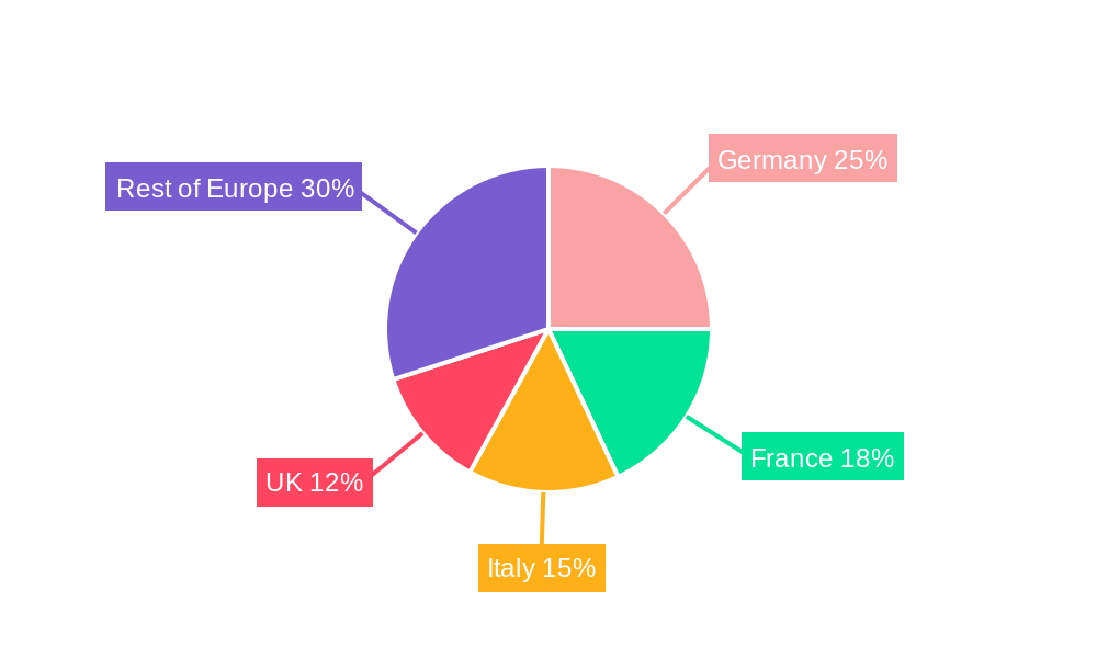 Europe Automotive Pneumatic Actuators Market Regional Share