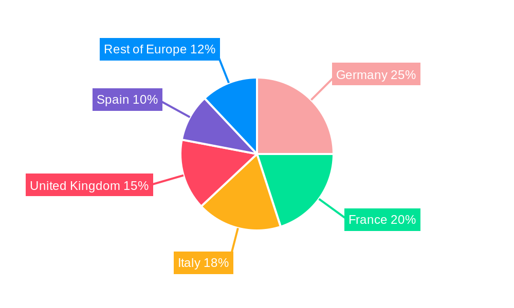 Europe Tourism Vehicle Rental Market Regional Share