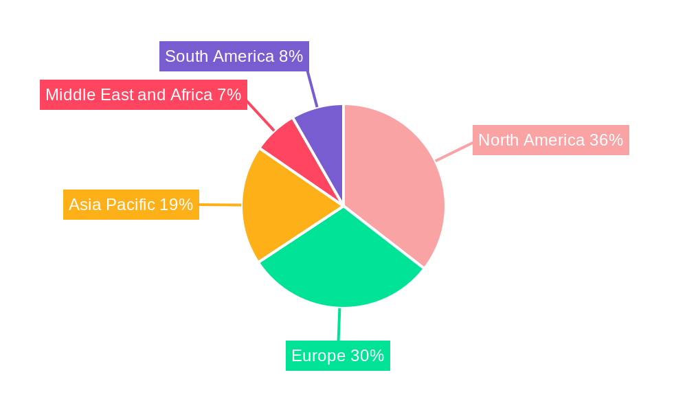 Global Digestive Enzymes Market Regional Share