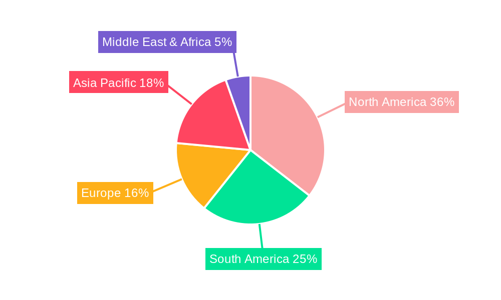 Gmo Soybean Regional Share