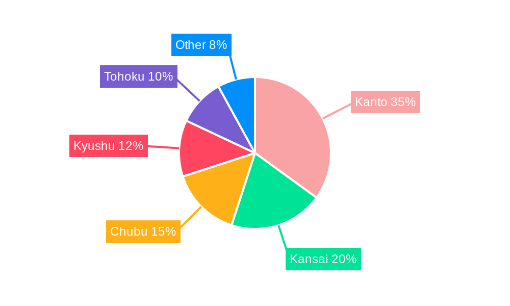 Japan Same Day Delivery Market Regional Share