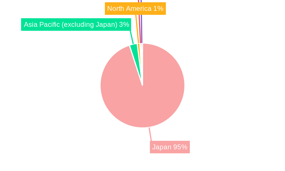 Japan Travel Retail Industry Regional Share