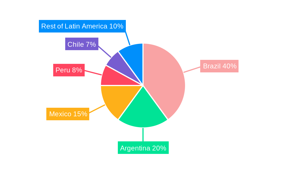 Latin America Biochar Market Regional Share