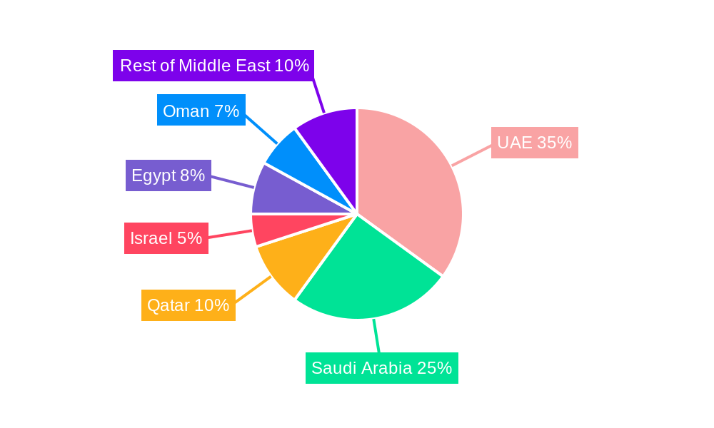 Middle East Offshore Crane Market Regional Share