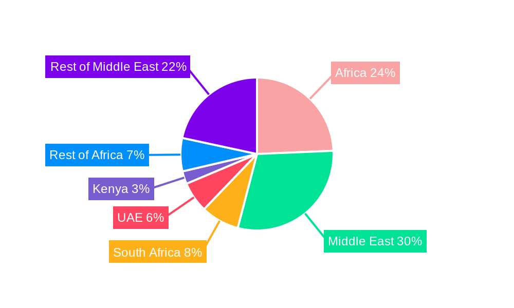 Middle-East and Africa Airport Ground Handling Systems Market Regional Share