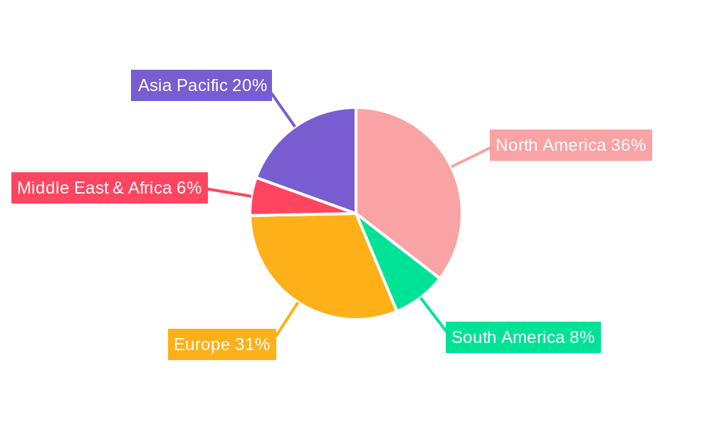 Single Axis Accelerometers Regional Share