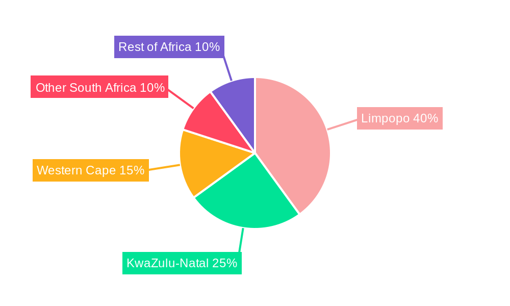 South Africa Lime Industry Regional Share