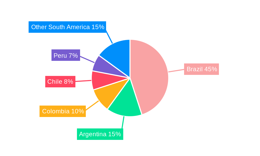 South America Commercial Vehicles Lubricants Market Regional Share