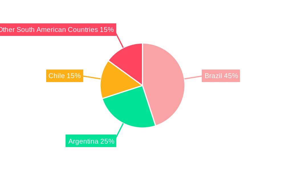 South America Food Preservatives Market Regional Share