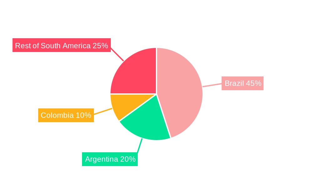 South America Lubricants Industry Regional Share