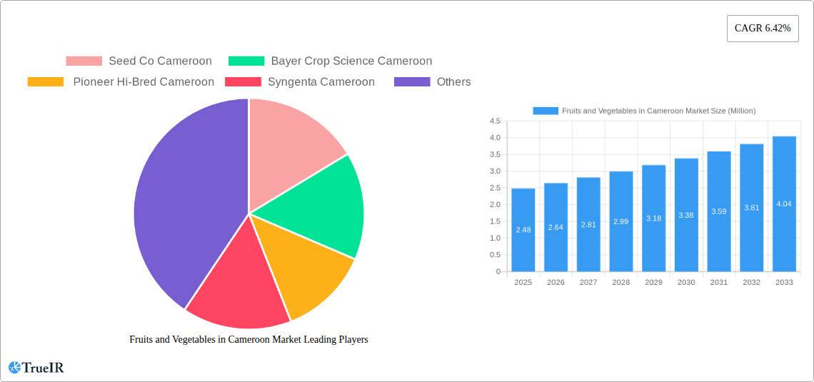 Fruits and Vegetables in Cameroon Market Research Report - Market Size, Growth & Forecast