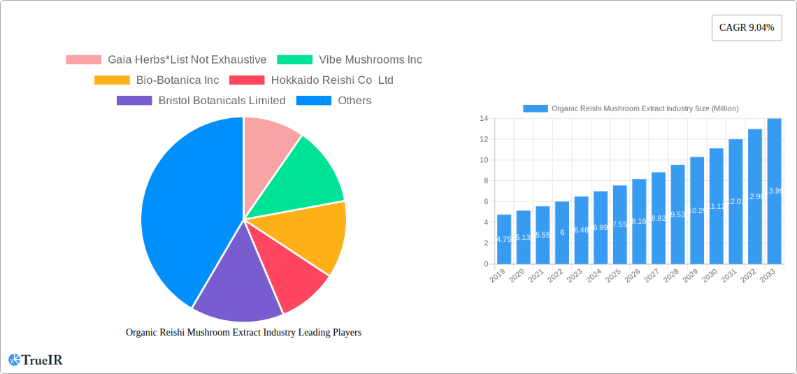 Organic Reishi Mushroom Extract Industry Research Report - Market Size, Growth & Forecast