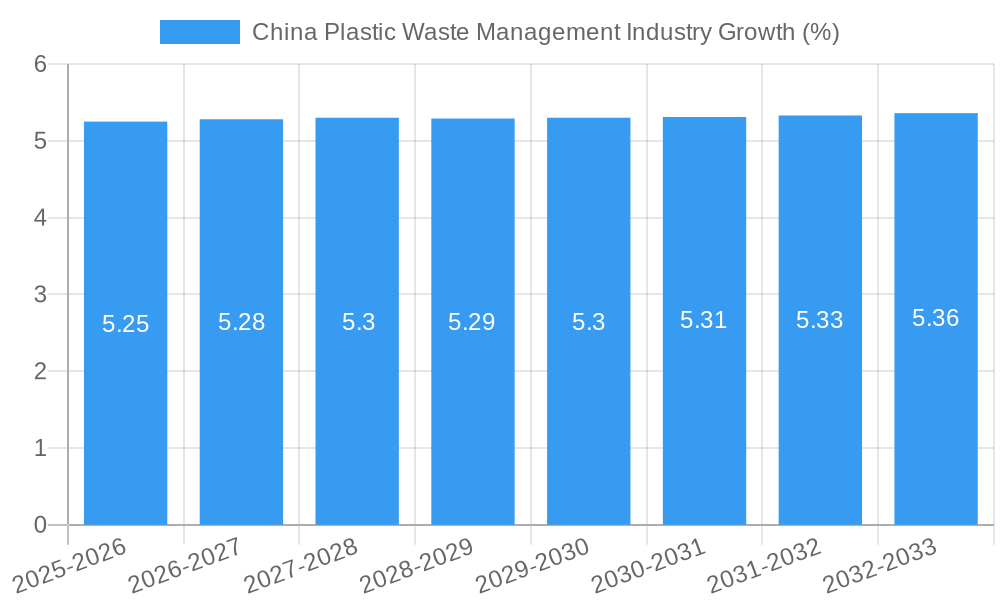 China Plastic Waste Management Industry Growth
