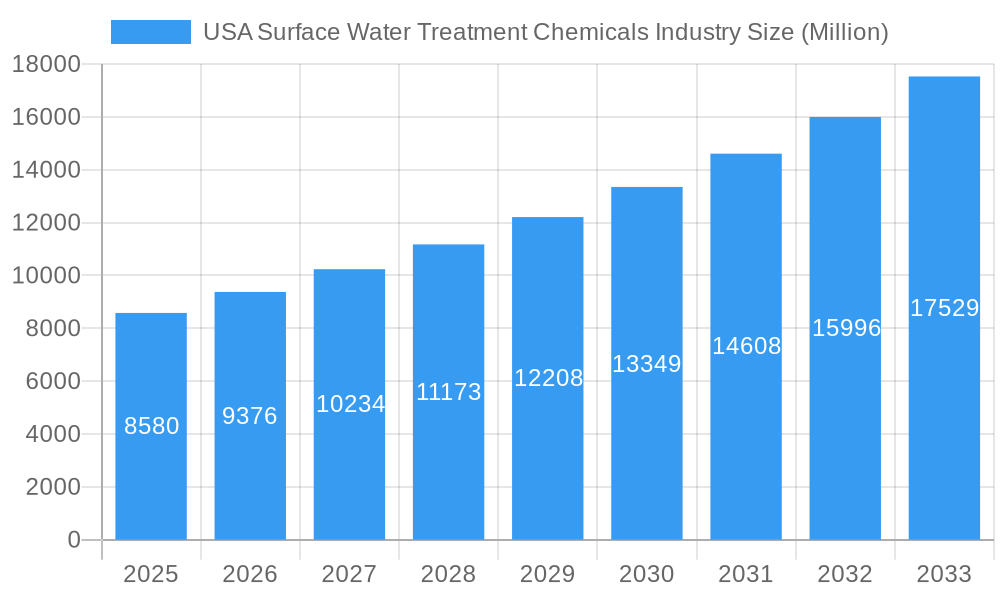 USA Surface Water Treatment Chemicals Industry Market Size and Forecast (2024-2030)