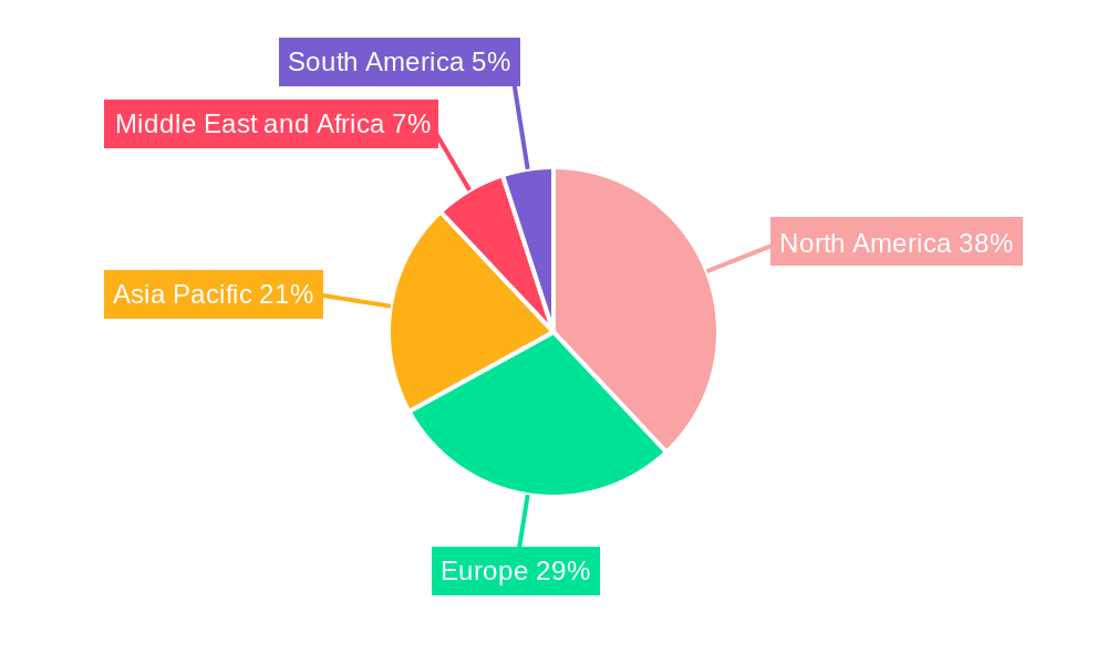 Brain Implants Market Market Share by Region - Global Geographic Distribution