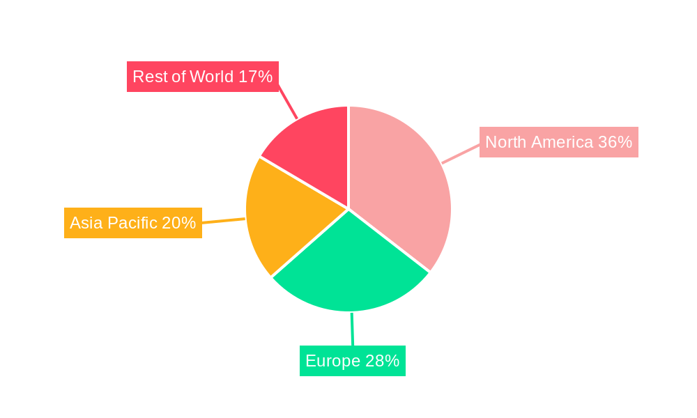 Cell Biology Services Market Share by Region - Global Geographic Distribution