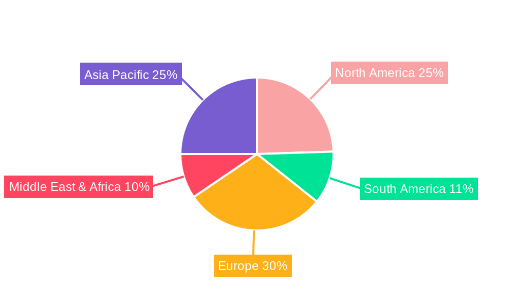 Construction Waste Recycling Market Share by Region - Global Geographic Distribution