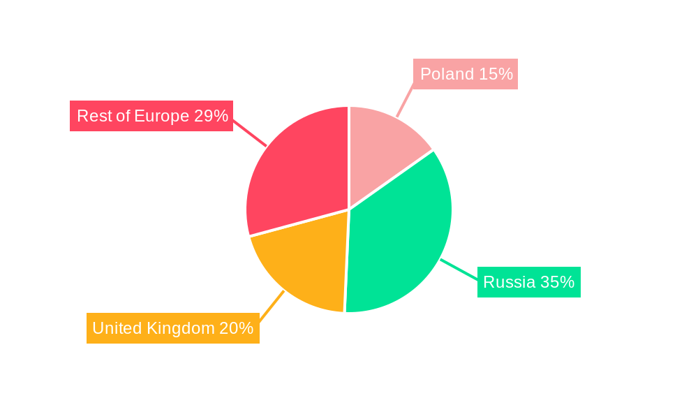 Europe Hydraulic Fracturing Market Regional Share