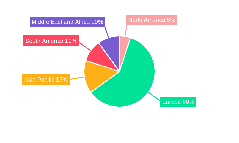 French Ceramic Tiles Market Regional Share