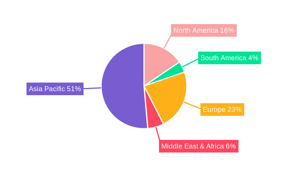 High Energy Density LFP Battery Market Share by Region - Global Geographic Distribution