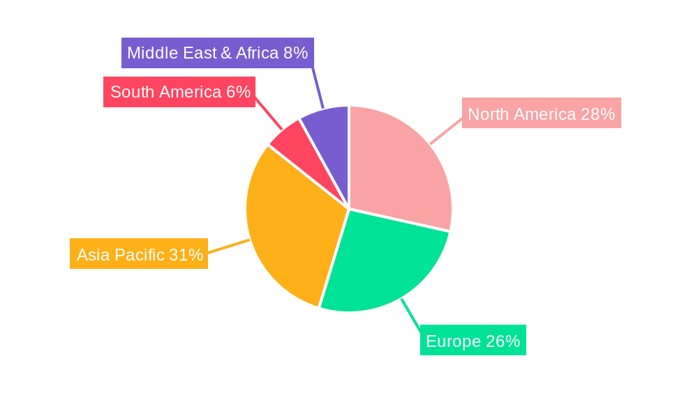 Iodobenzene Market Share by Region - Global Geographic Distribution