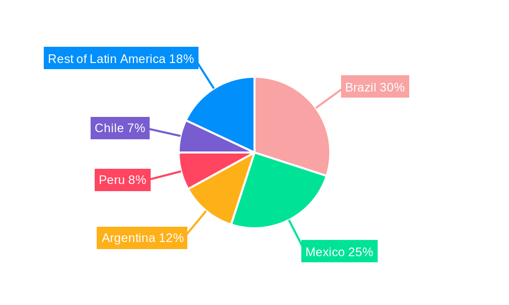 Latin America Construction Market Regional Share