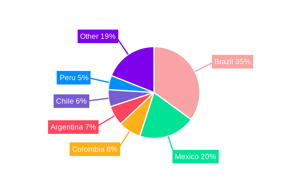 Latin America Payments Market Regional Share
