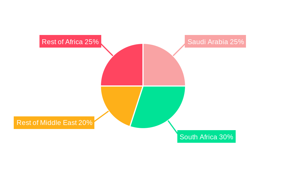 Middle East & Africa Automotive Adhesives & Sealants Market Regional Share