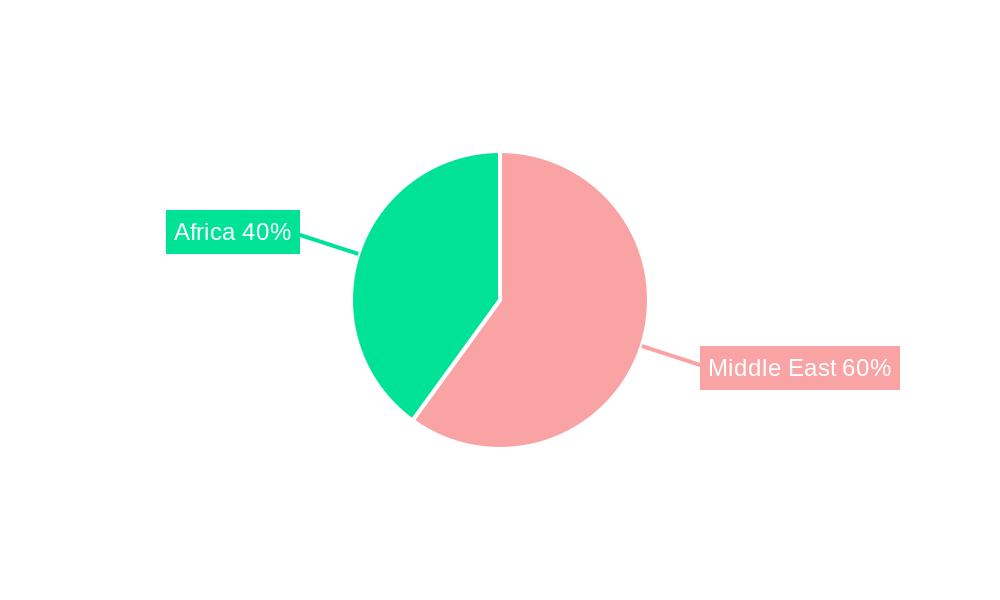 Middle East and Africa Drilling Market Regional Share
