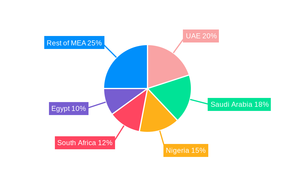 Middle East and Africa Flexible Packaging Market Regional Share