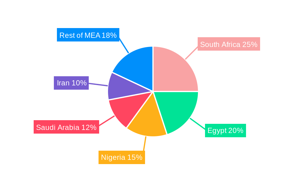 Middle East and Africa Plastic Closures Industry Regional Share