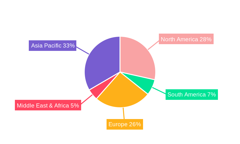 Oyster Farming Market Share by Region - Global Geographic Distribution