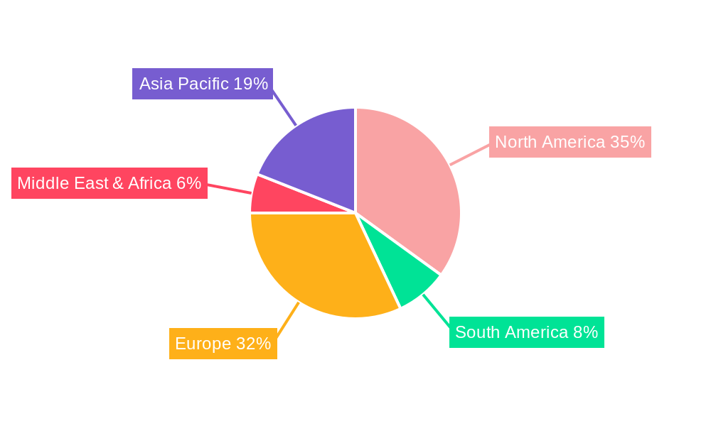 Potato Vodka Market Share by Region - Global Geographic Distribution