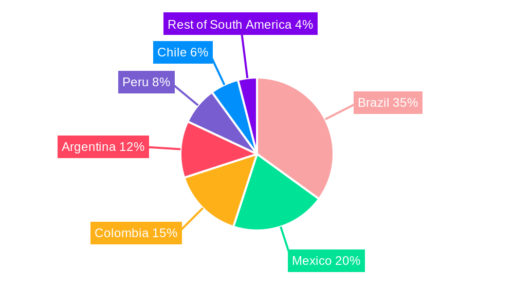 South America Challenger Banks Market Regional Share