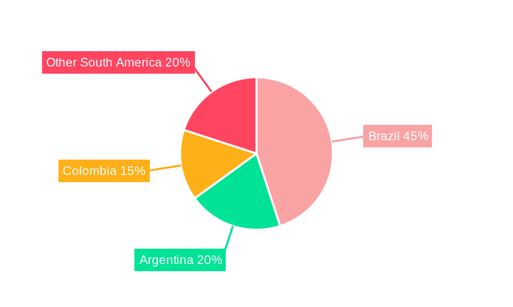 South America Polyvinyl Chloride (PVC) Industry Regional Share