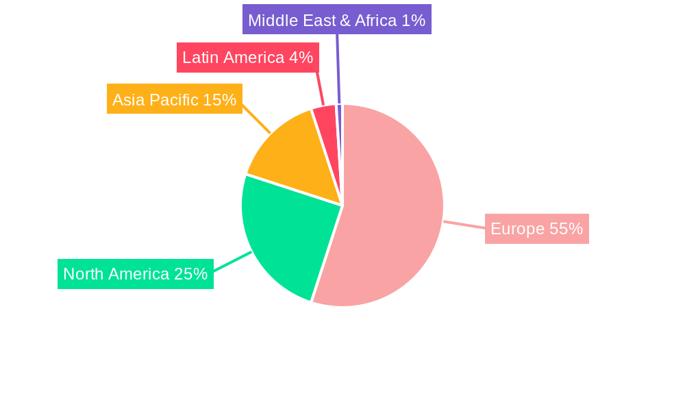 Spain Crop Protection Market Market Share by Region - Global Geographic Distribution