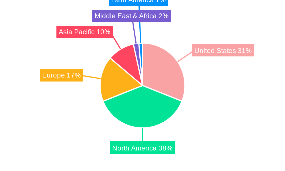 United States Chemical Sensors Market Regional Share