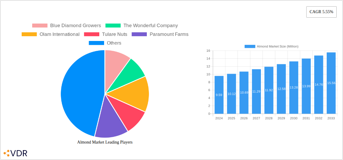 Almond Market Research Report - Market Size, Growth & Forecast
