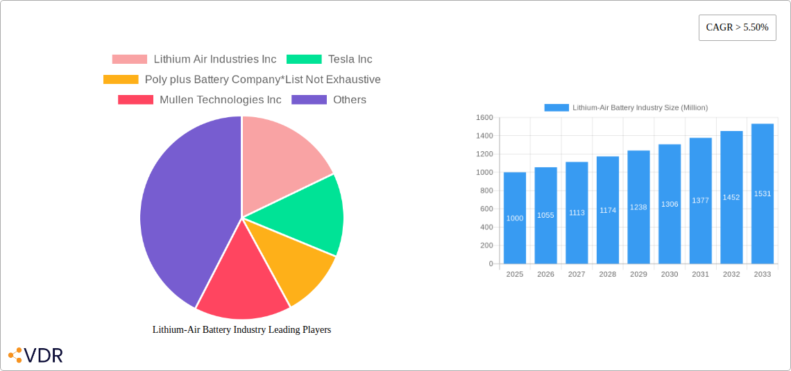 Lithium-Air Battery Industry Research Report - Market Size, Growth & Forecast