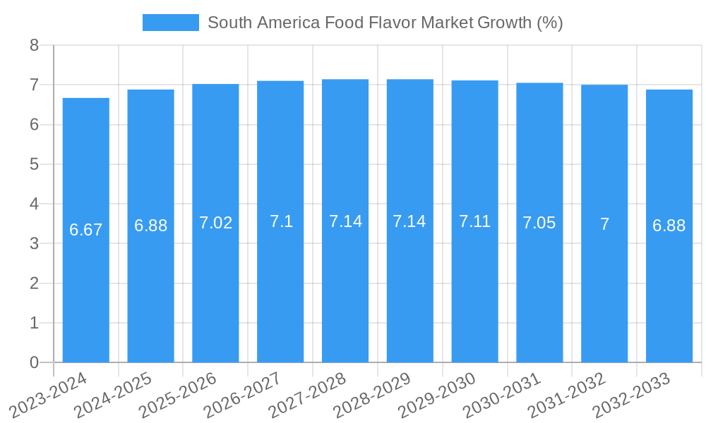 South America Food Flavor Market Growth