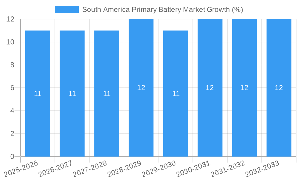 South America Primary Battery Market Growth