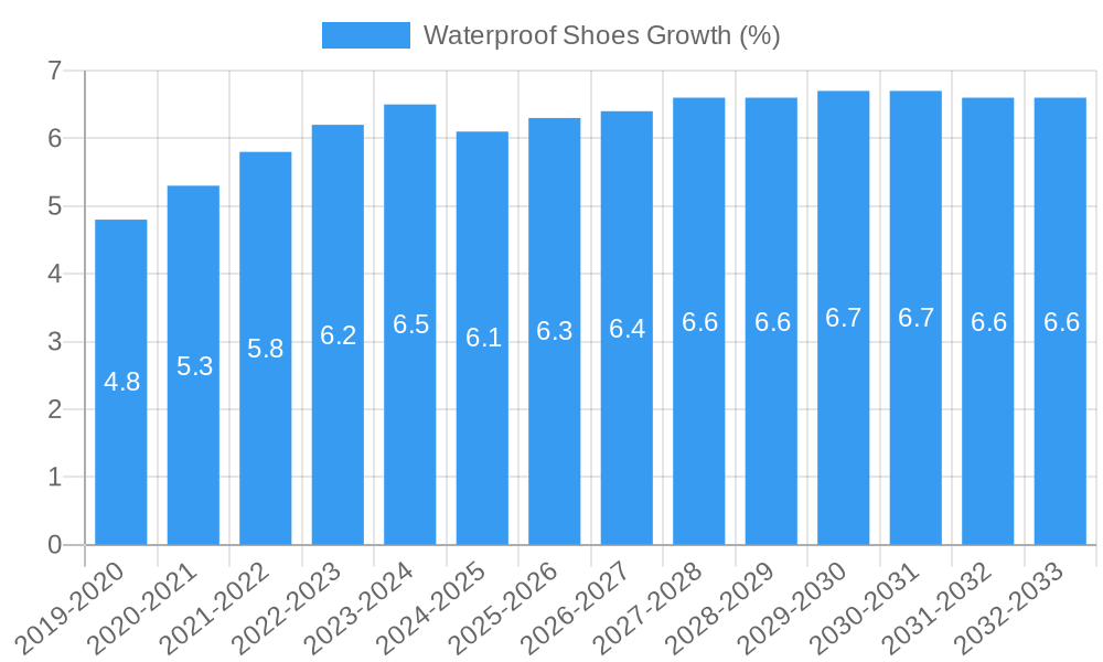 Waterproof Shoes Growth