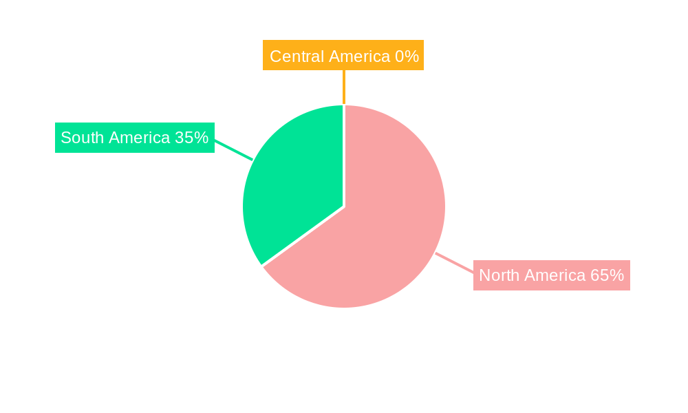 Americas Medium And Large Caliber Ammunition Market Regional Share